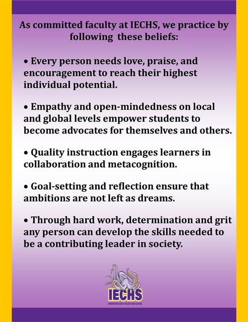IECHS Beliefs